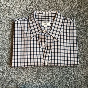 Club Monaco plaid button down shirt